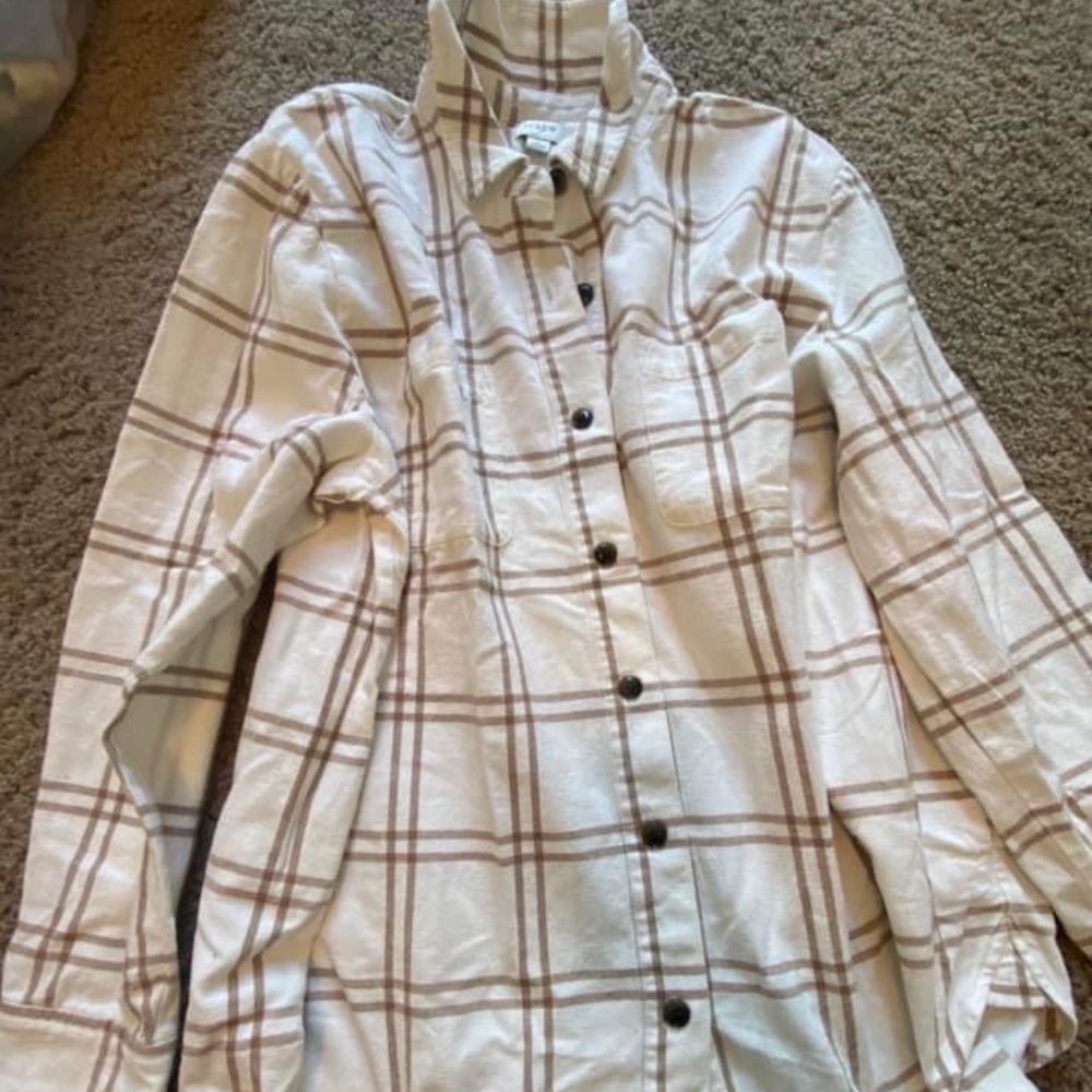 J crew button down flannel